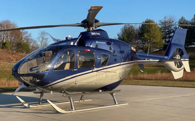 Exterior view of a 2006 Airbus EC135T2+.