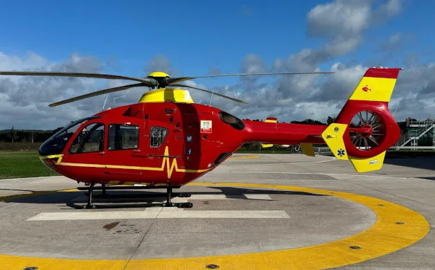 Exterior view of a 2004 Airbus EC135T2.