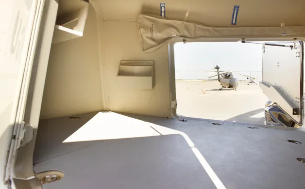 Cabin interior of a 2010 Agusta AW139.