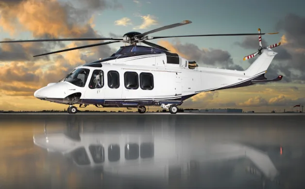 Marketing image of a 2010 Agusta AW139.