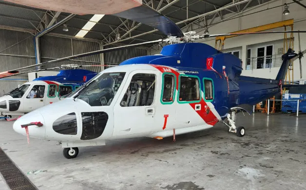 Exterior view of a 2008 Sikorsky S-76C++.