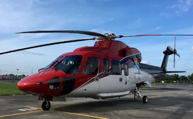 Exterior view of a 2008 Sikorsky S-76C++.