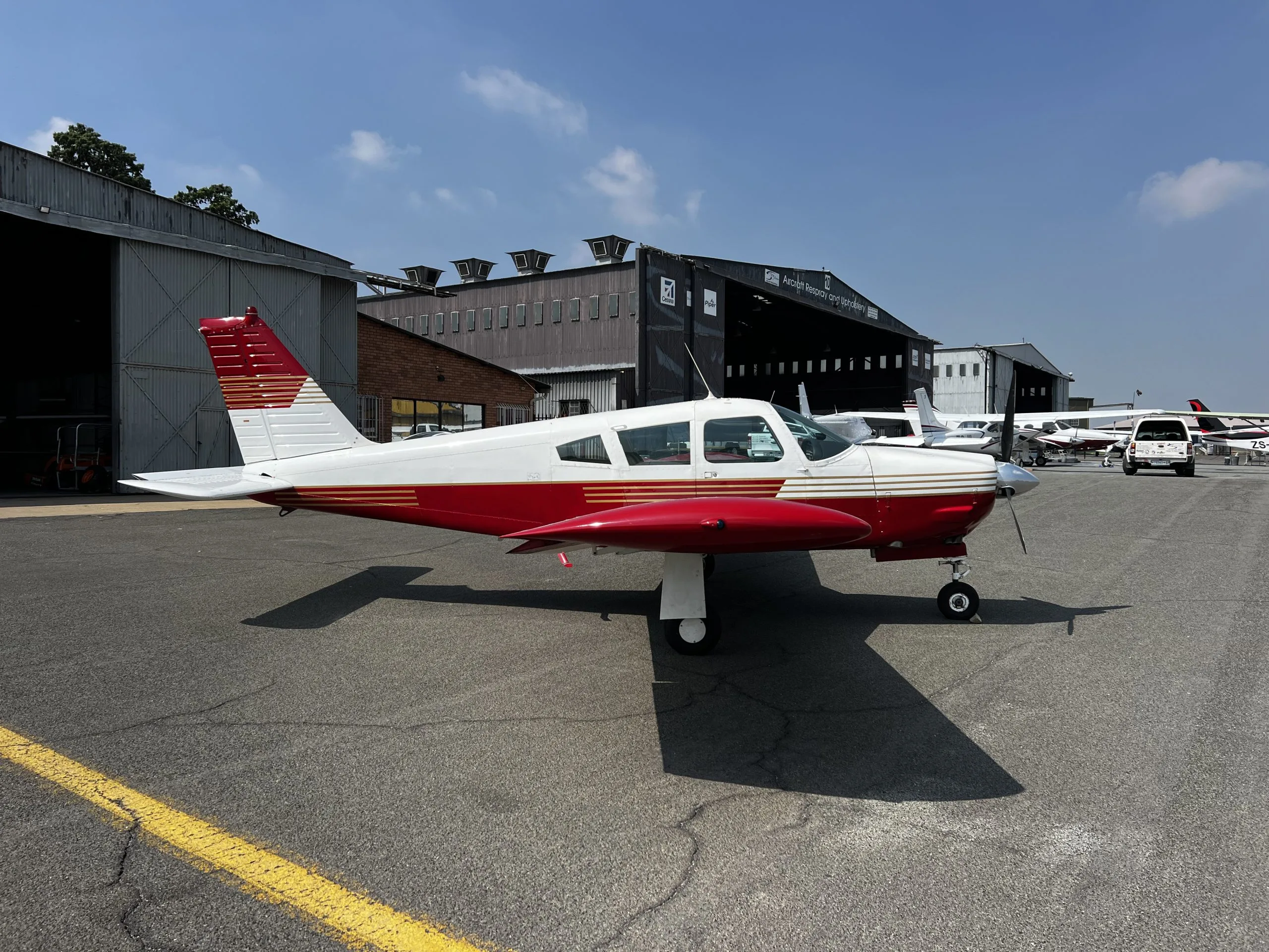 Exterior view of a 1969 Hartzell PA28R-200 Arrow.
