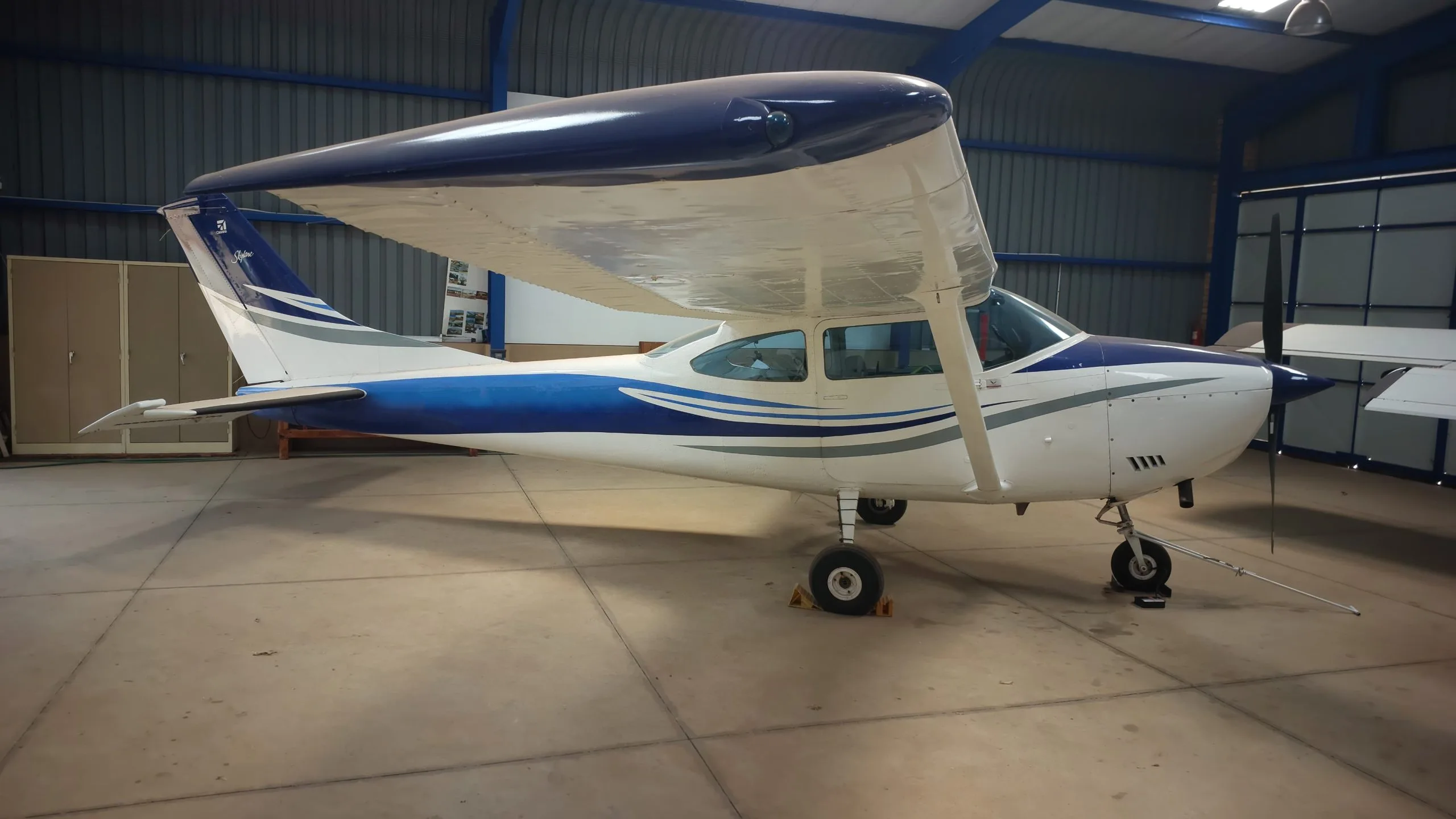 Exterior view of a 1971 Cessna 182N Skylane.