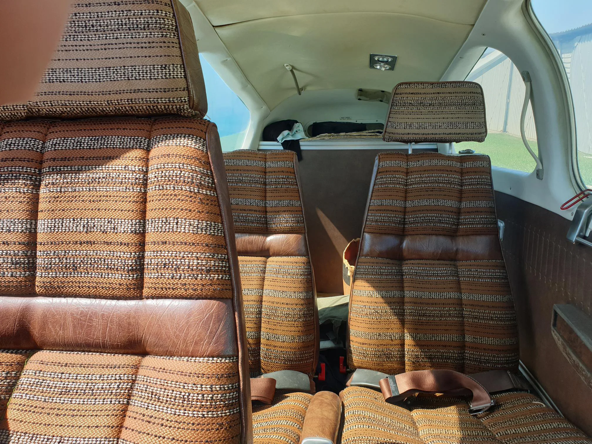 Cabin interior of a 1978 Hartzell Bonanza V35B.