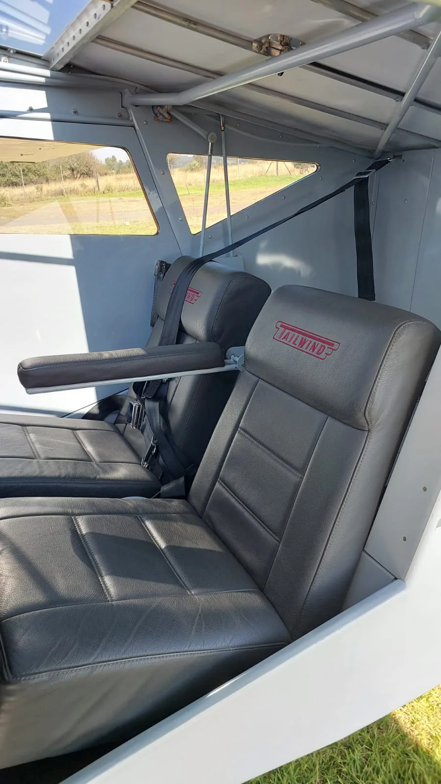 Cabin interior of a 2004 Sensenich.