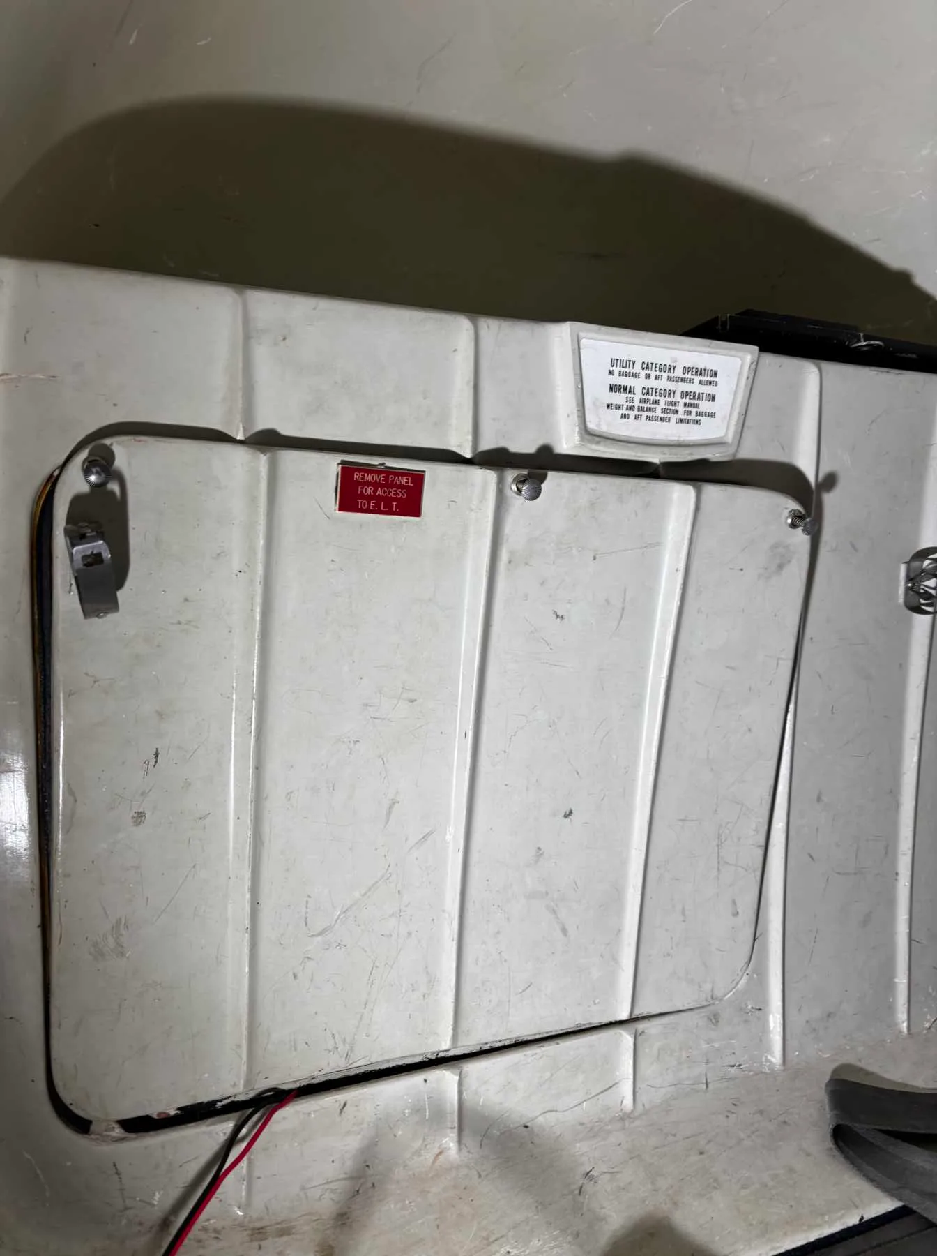 Cabin interior of a 1973 Piper PA28-180 Cherokee Challenger.