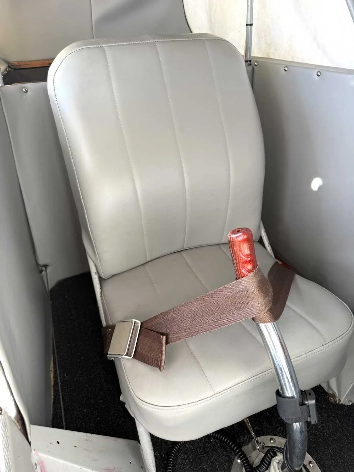 Cabin interior of a 1946 Aeronca Champ.