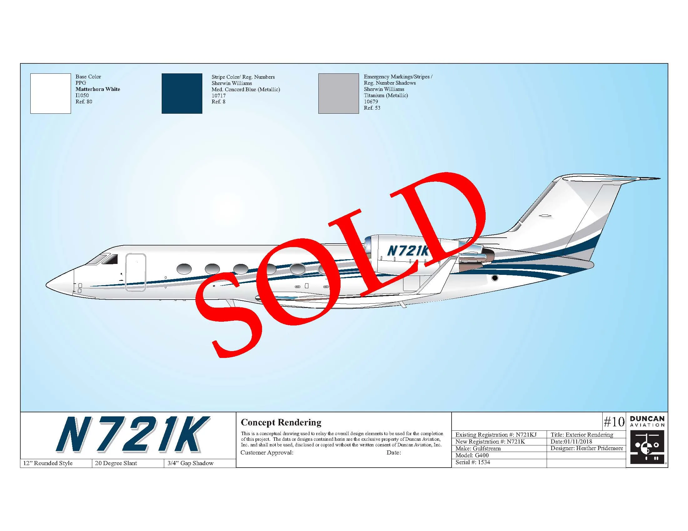 Specification or layout diagram for a 1996 Gulfstream GIV-SP.
