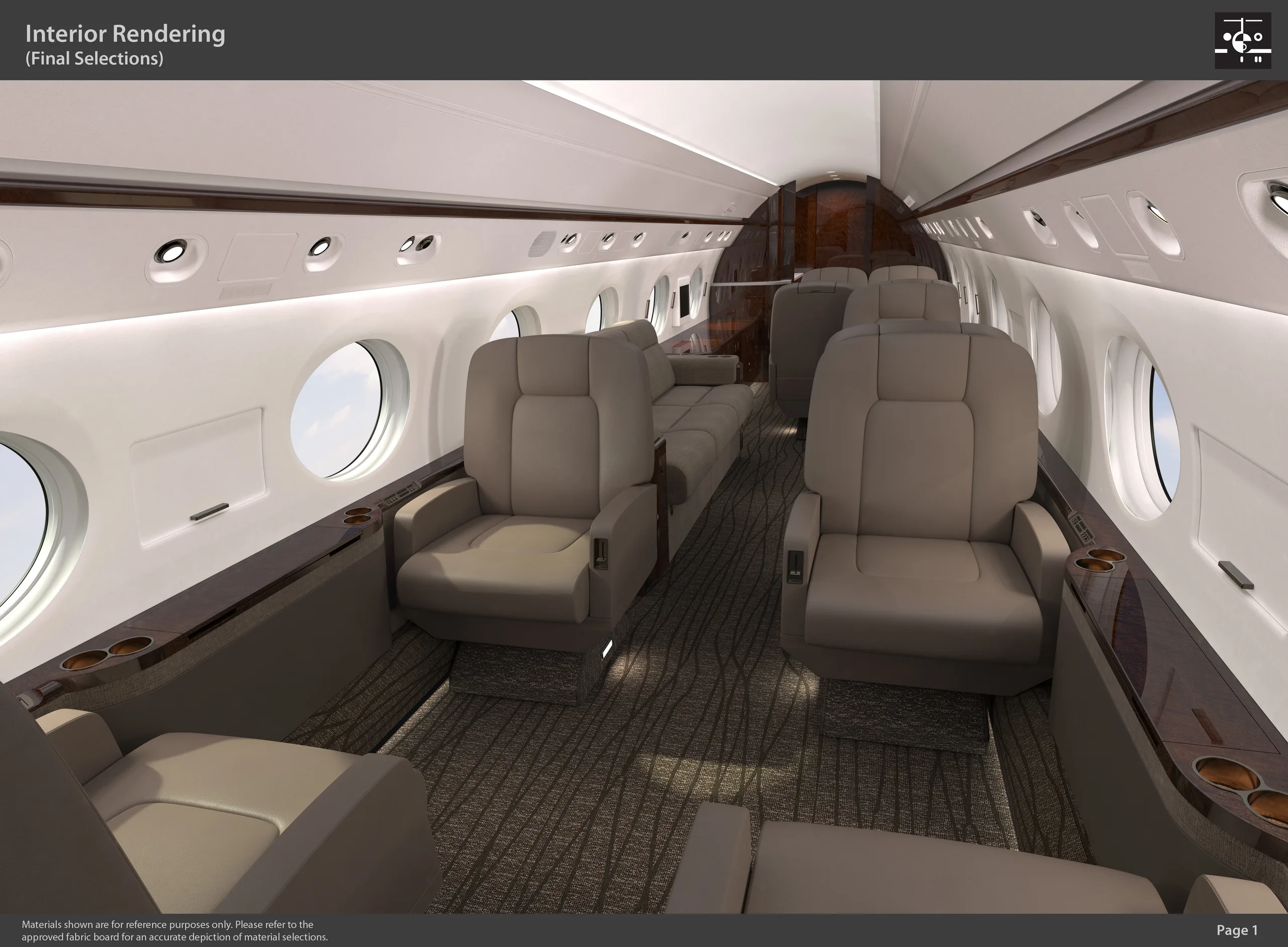Marketing image of a 2004 Gulfstream 400.