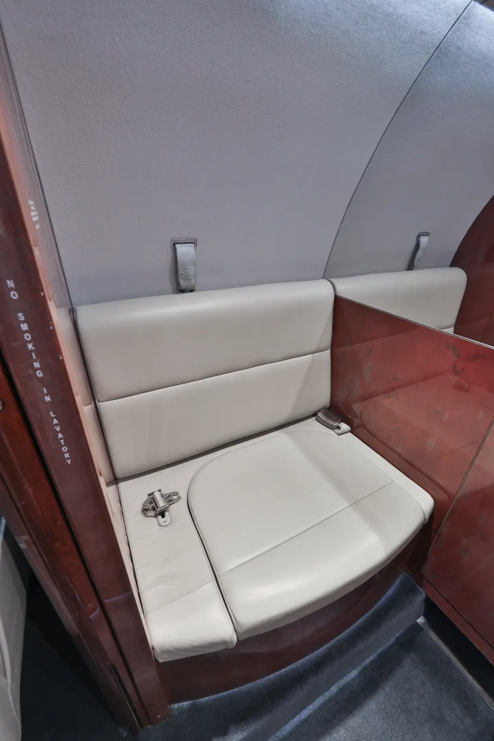 Cabin interior of a 2007 Cessna Citation X.