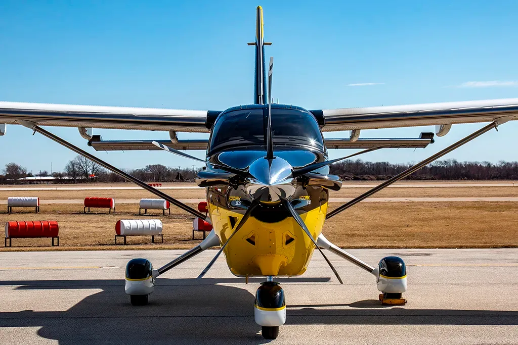 Exterior view of a Daher Kodiak 900 –, N910WA.