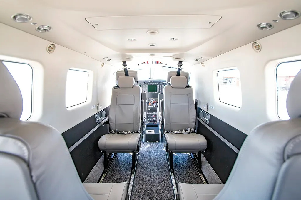 Cabin interior of a Daher Kodiak 900 –.
