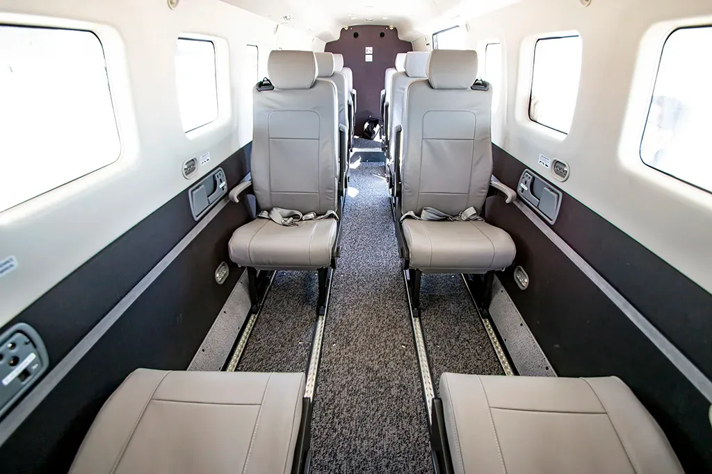 Cabin interior of a Daher Kodiak 900 –.