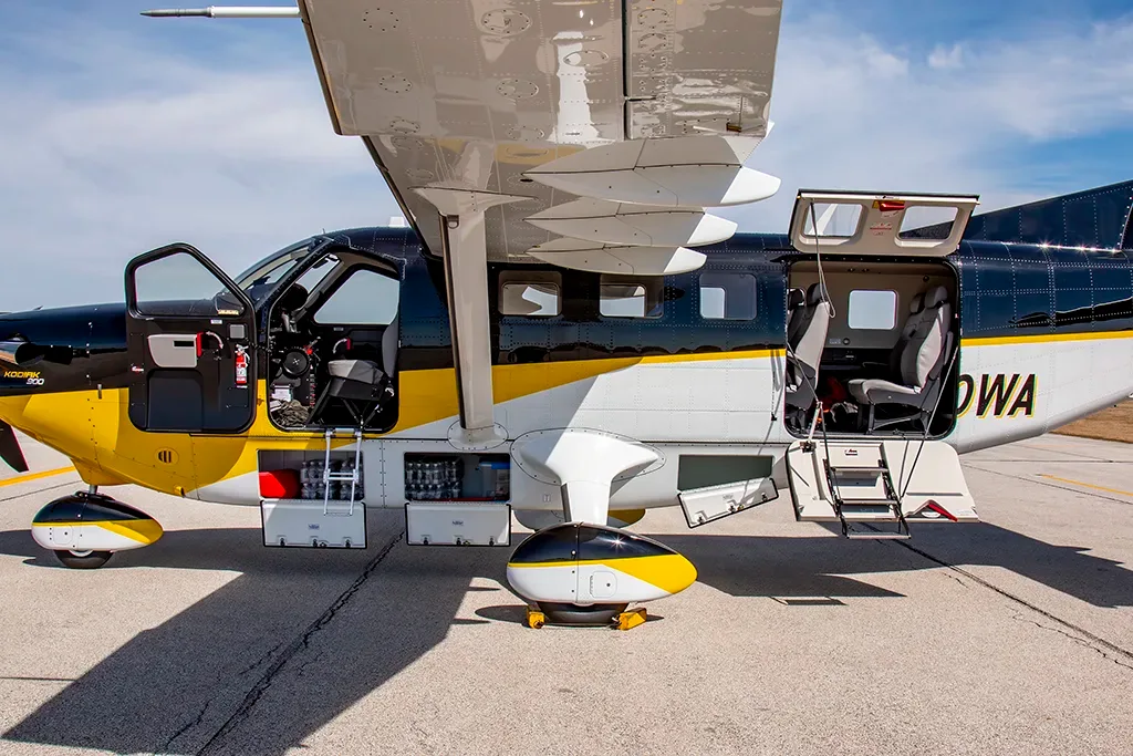 Exterior view of a Daher Kodiak 900 –, N910WA.