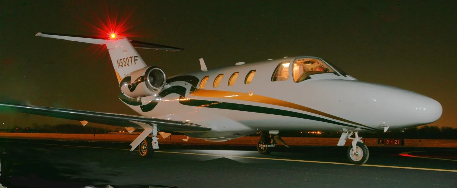Cabin interior of a 1993 Cessna citationjet sn 525 0013.