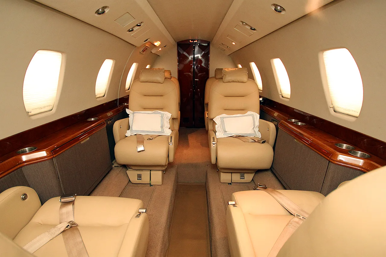 Cabin interior of a 1997 Cessna Citation VII 650-7074 –.