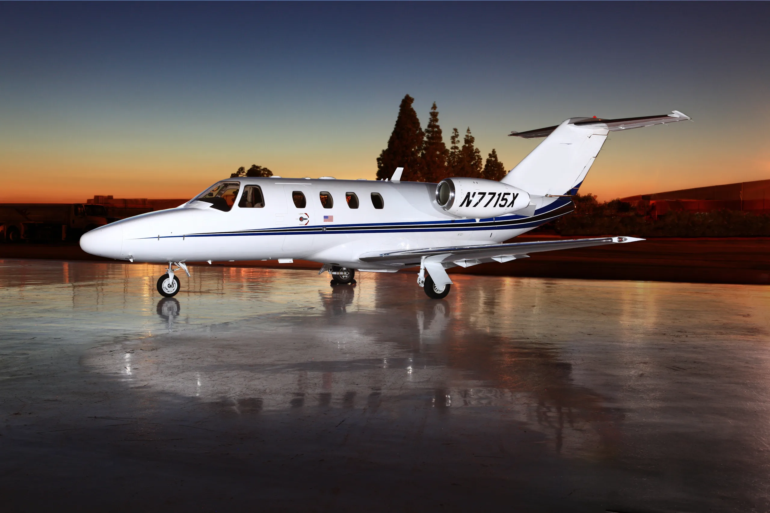 Marketing image of a 2007 Cessna citation cj1 sn 525 0653.