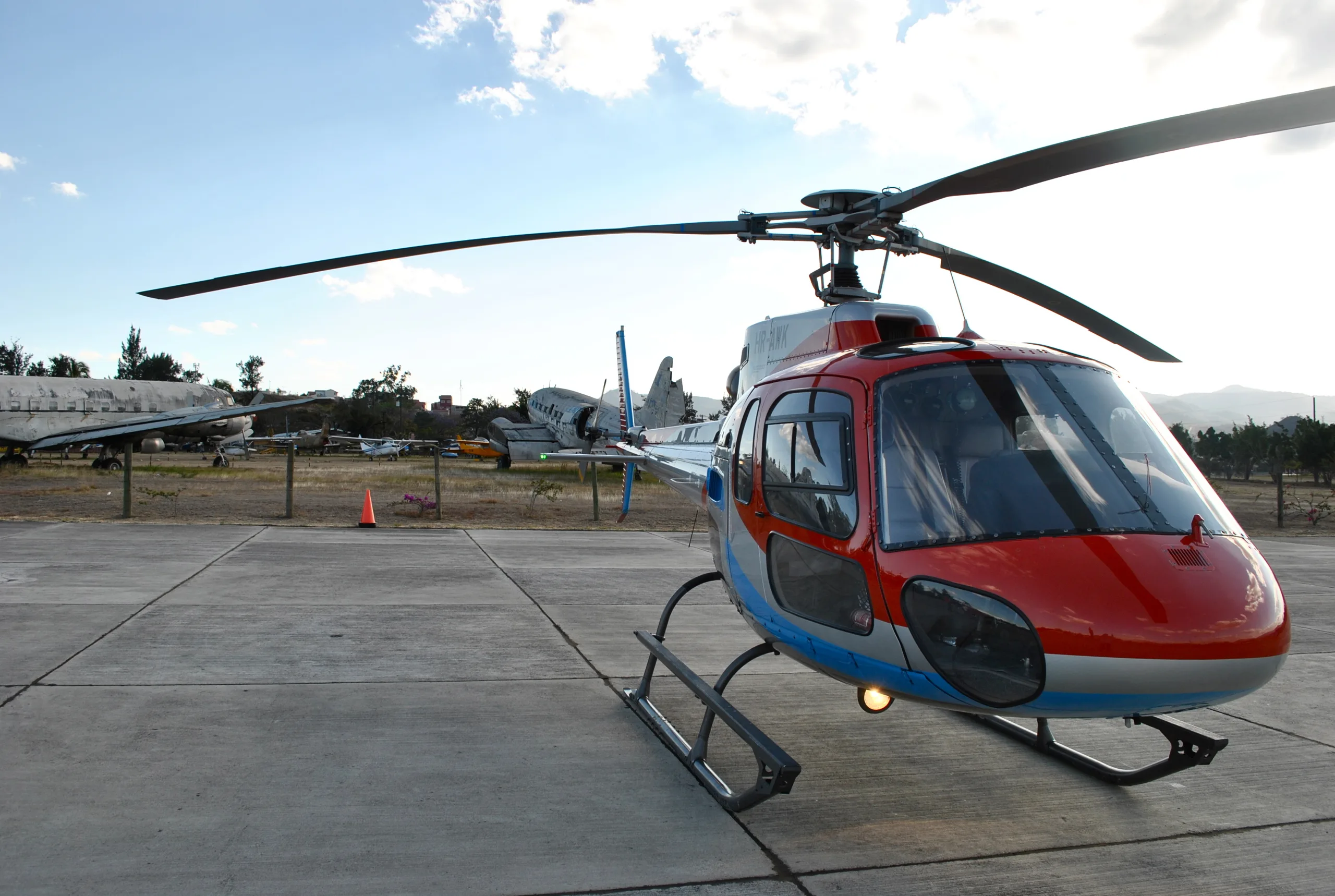Exterior view of a 2010 Eurocopter as 350b 2 ecureuil sn 4883.