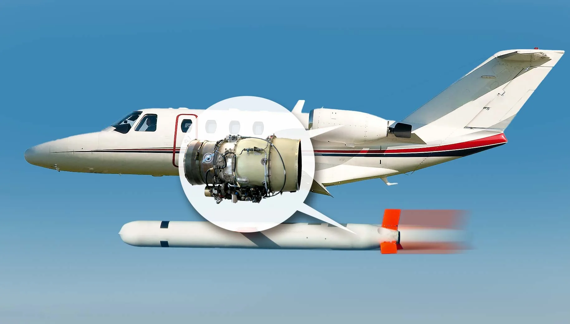 Marketing image of a 2006 Beechcraft Premier IA.