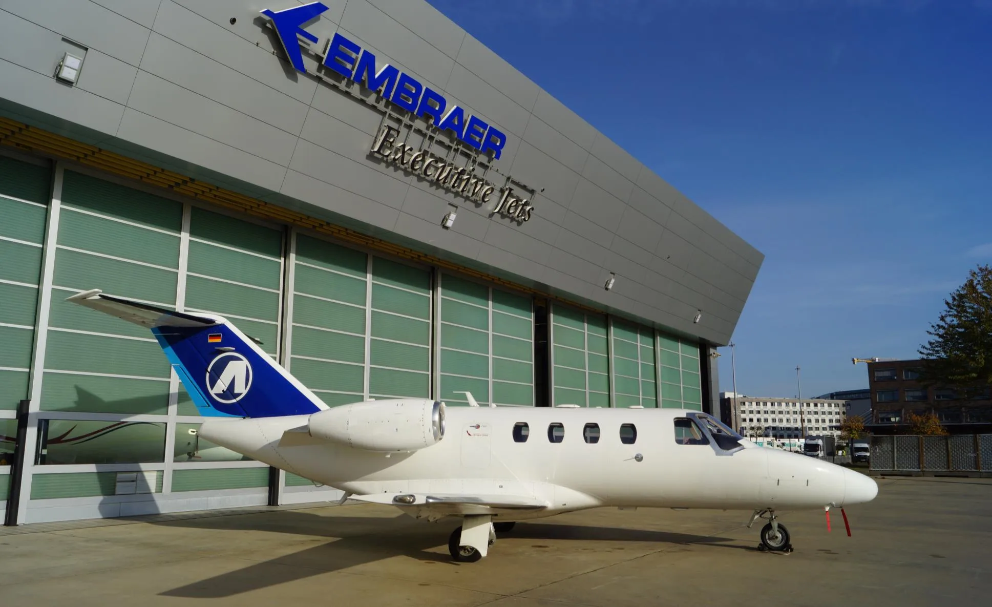 Exterior view of a 2009 Cessna Citation CJ1+, D-ILHA.