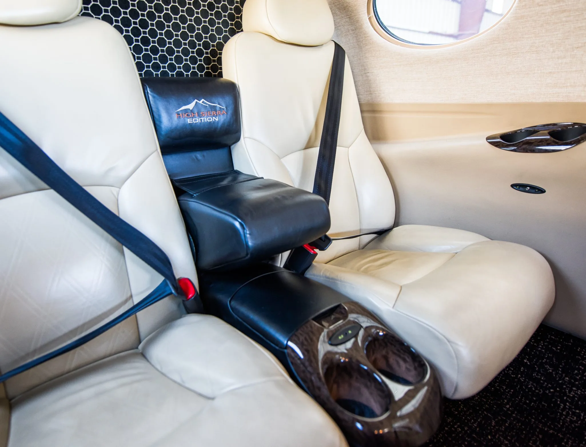 Cabin interior of a 2012 Cessna Citation 510 Mustang.