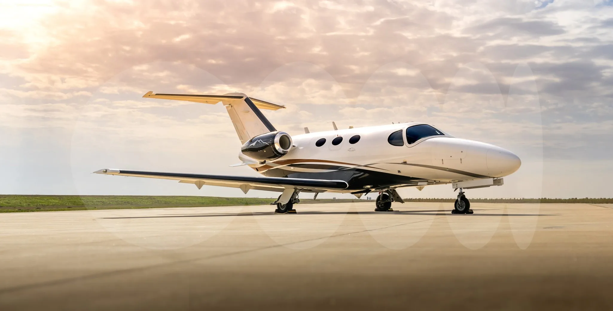Exterior view of a 2013 Cessna Citation 510 Mustang.