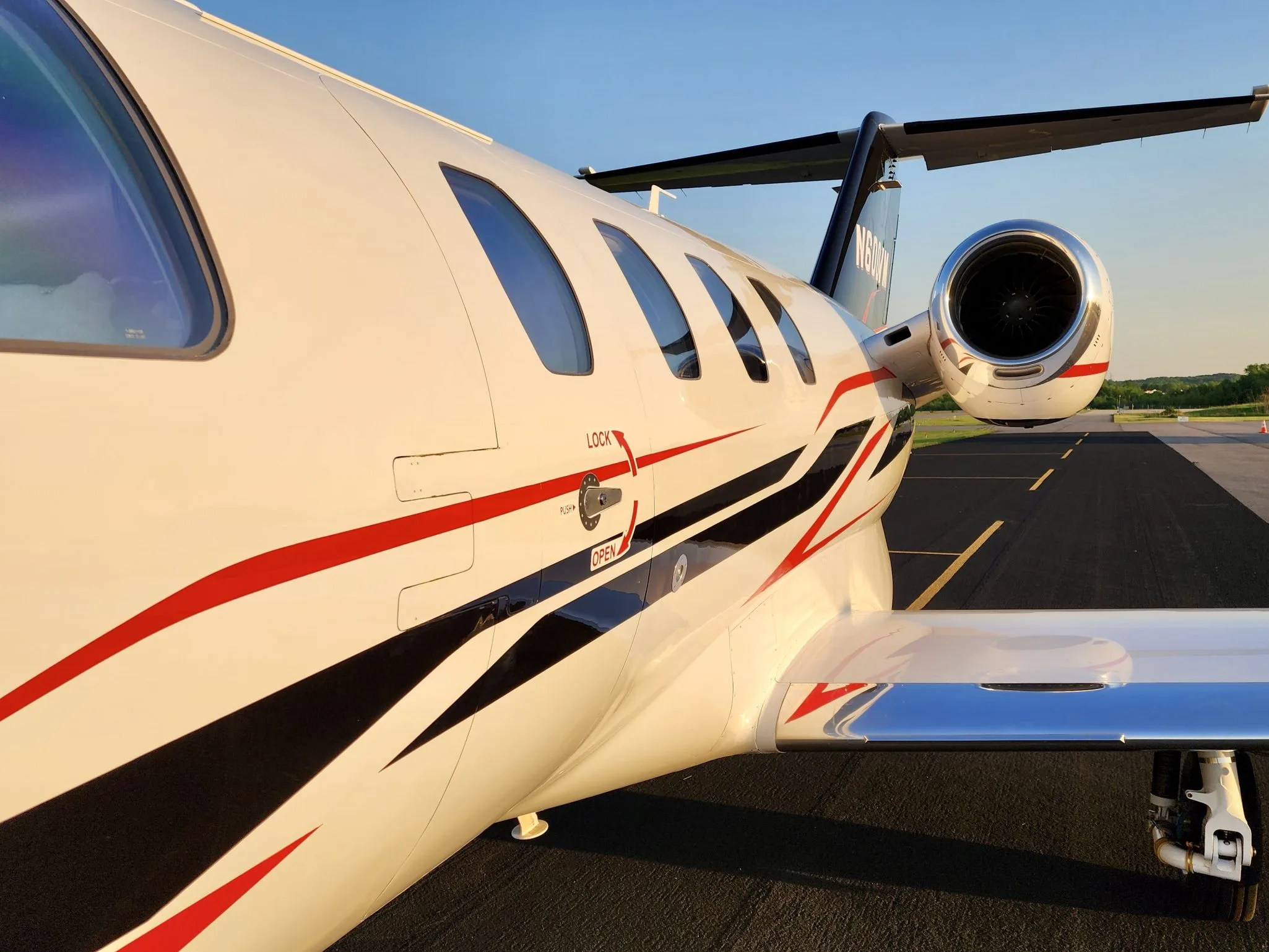 Exterior view of a 2013 Cessna Citation M2, N600VM.