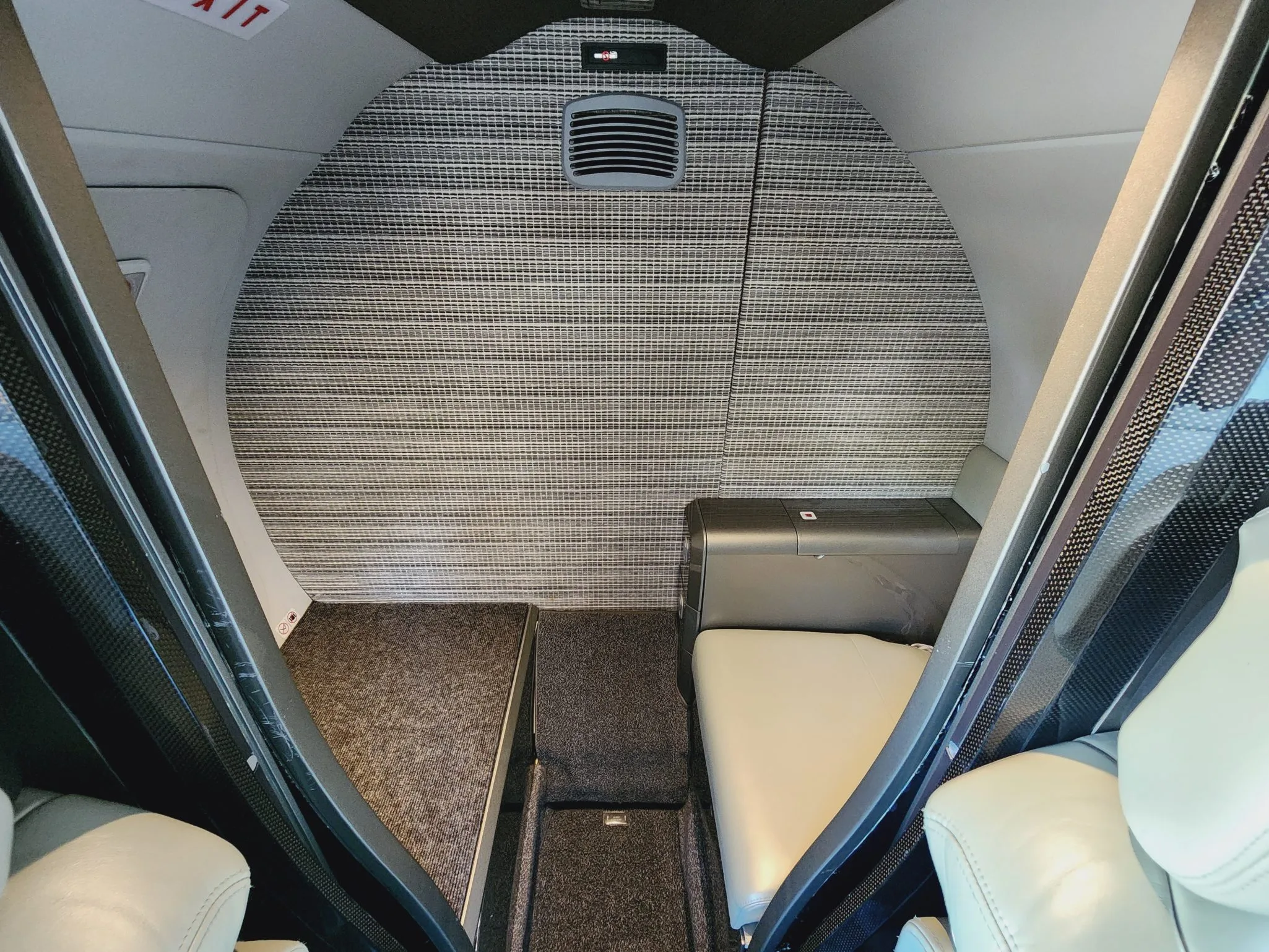 Cabin interior of a 2013 Cessna Citation M2.