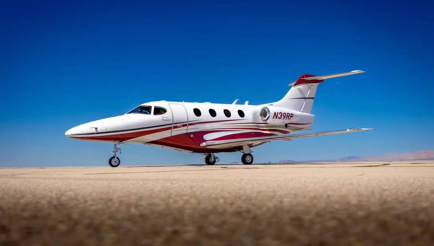 Exterior view of a 2003 Beechcraft Premier 1.