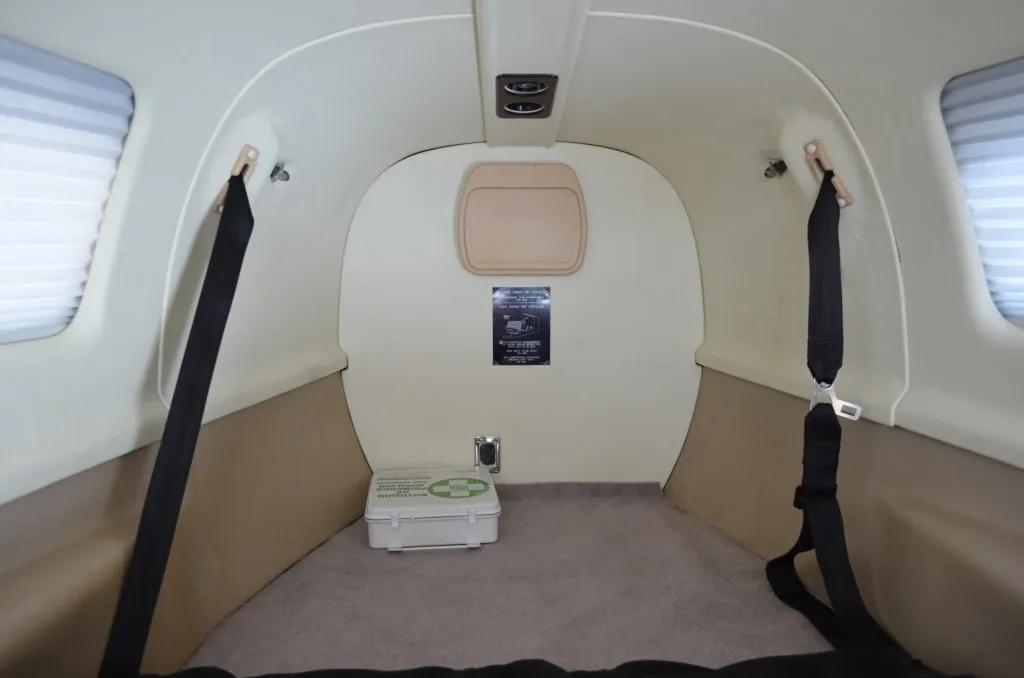 Cabin interior of a Piper Meridian.