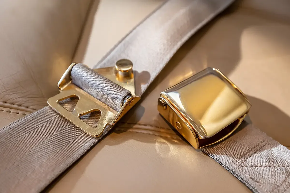 Cabin interior of a 1999 Cessna Citation Jet.