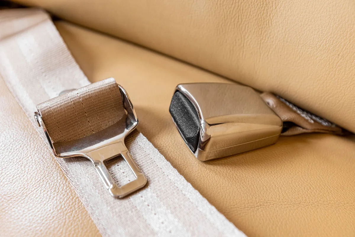 Cabin interior of a 2008 Dassault Falcon 7X.