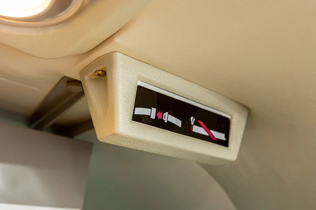 Cabin interior of a 2015 Cessna Caravan EX Grand.