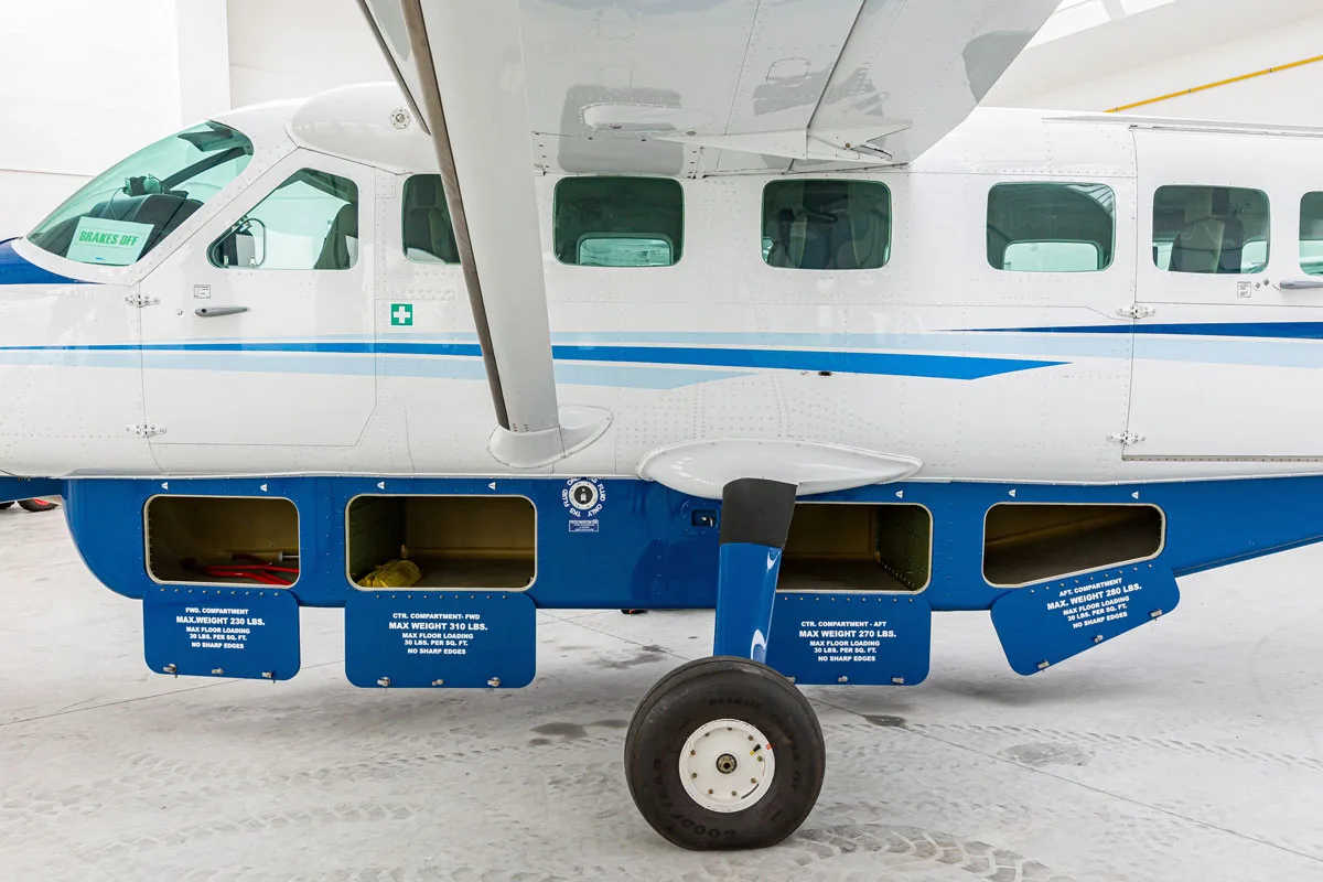 Exterior view of a 2015 Cessna Caravan EX Grand.