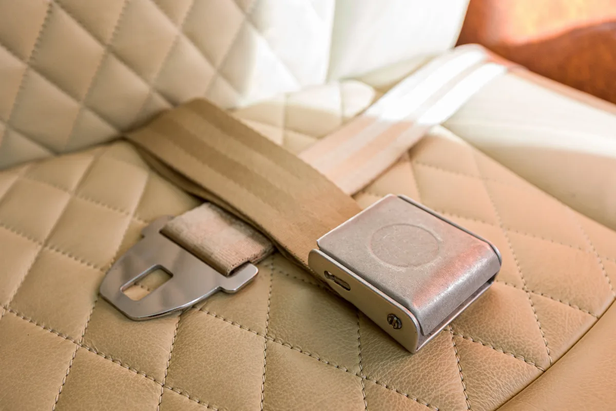 Cabin interior of a 1979 Beechcraft King Air C90.