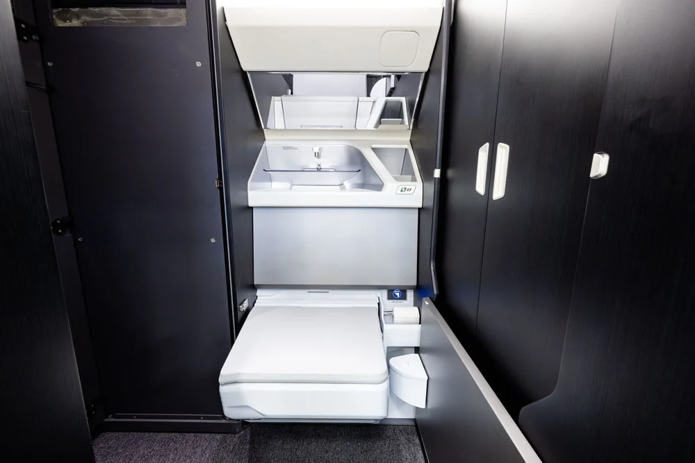 Cabin interior of a 2019 Pilatus.