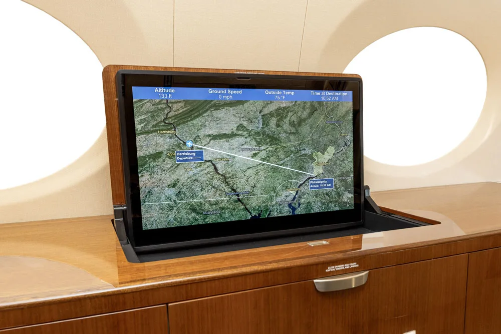 Avionics suite of a 2020 Gulfstream G500.