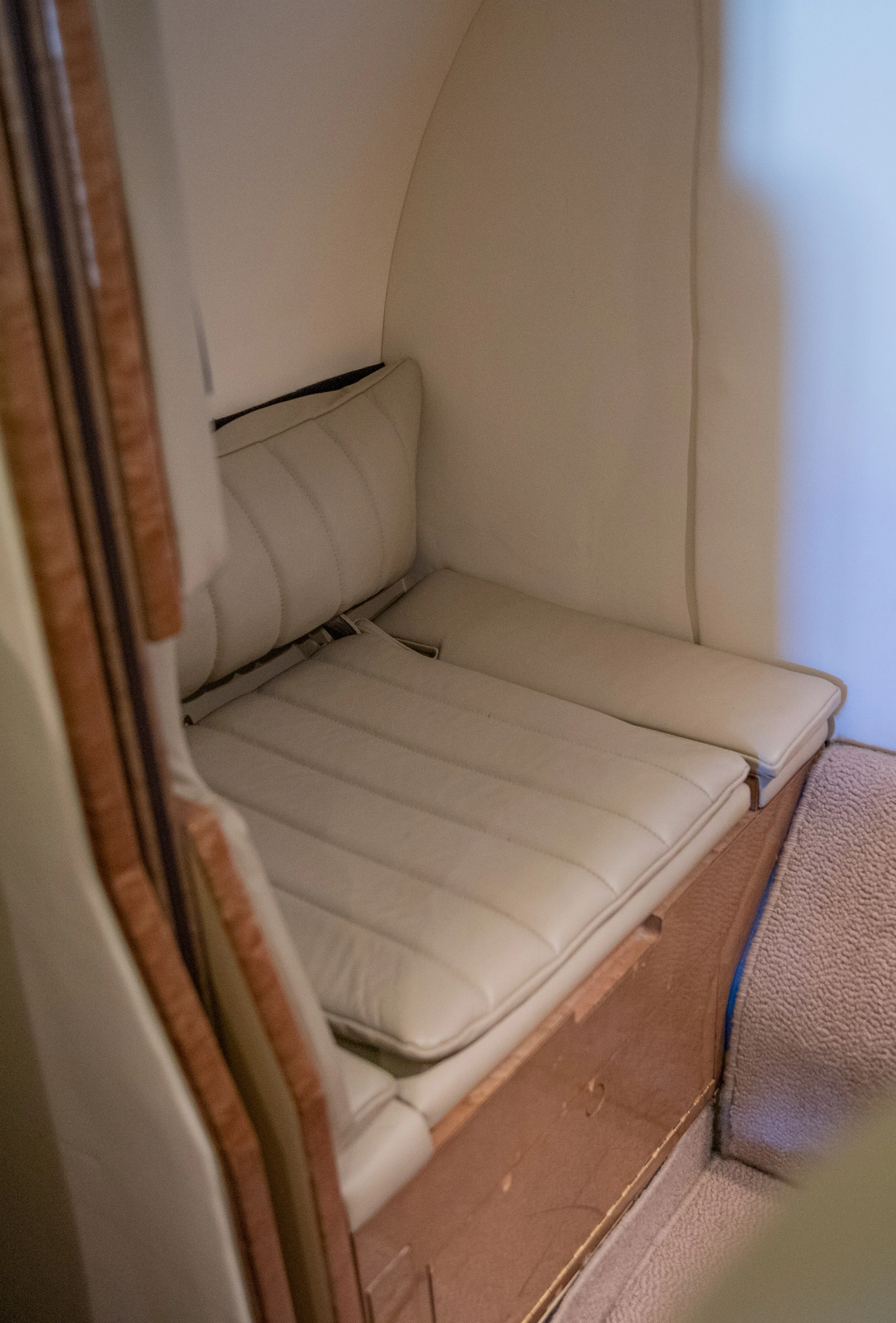 Cabin interior of a Cessna Citation V.