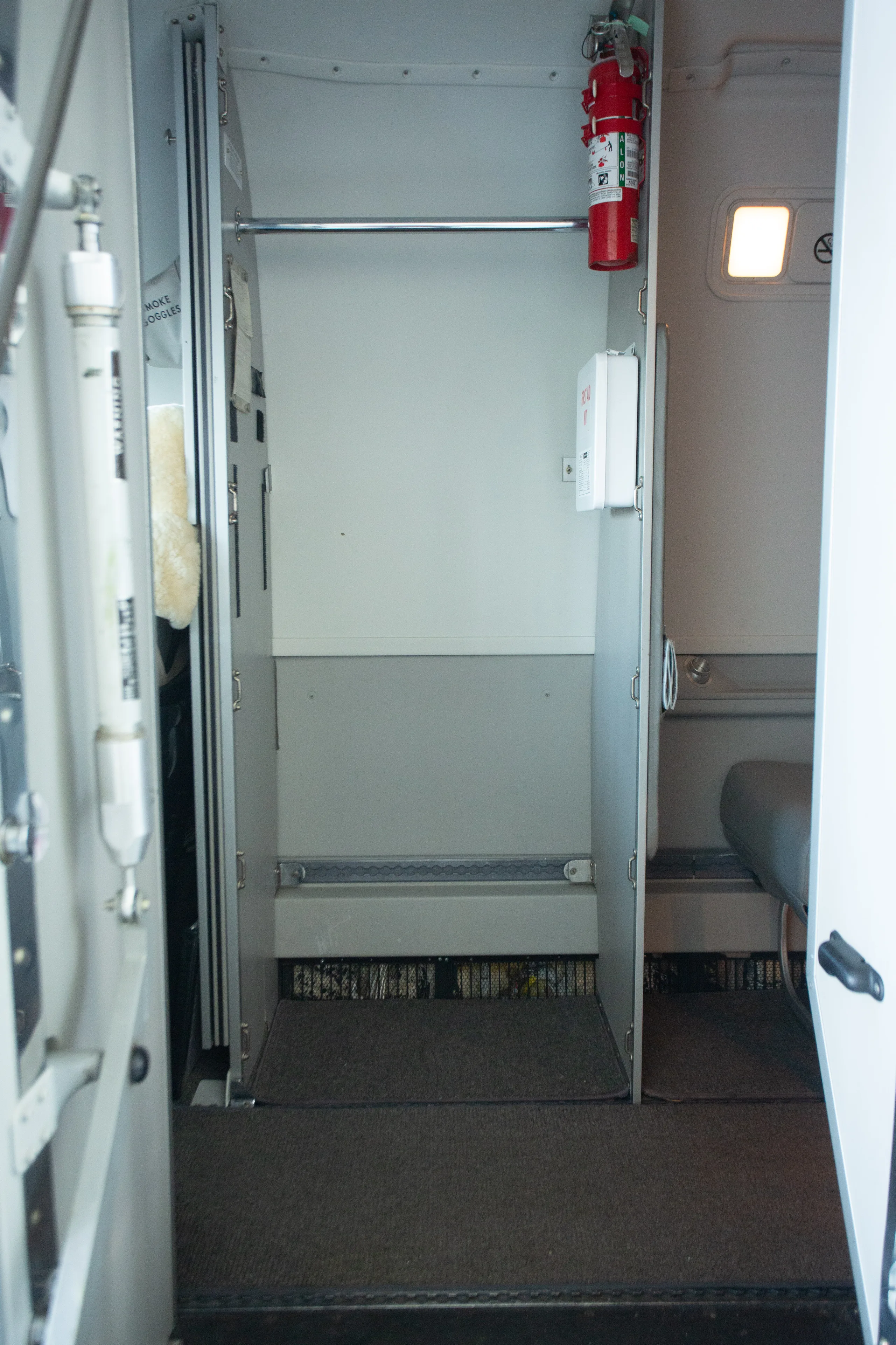 Cabin interior of a Beechcraft 1900D.