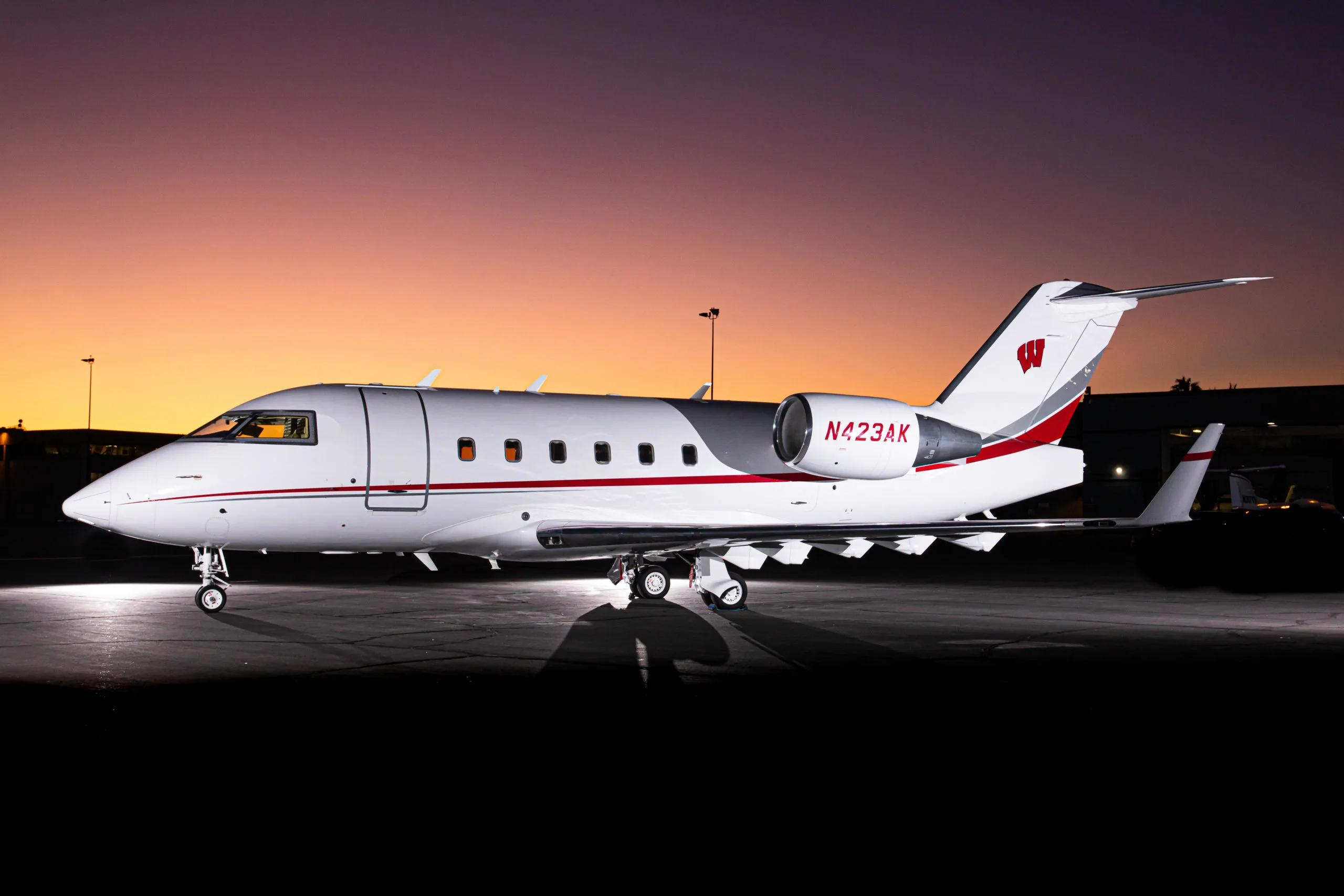 Marketing image of a Bombardier Challenger 601-3A/ER.