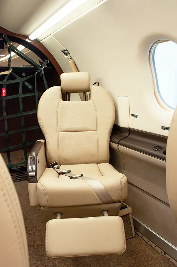 Cabin interior of a 2001 Pilatus PC-12/45 - SN 410.