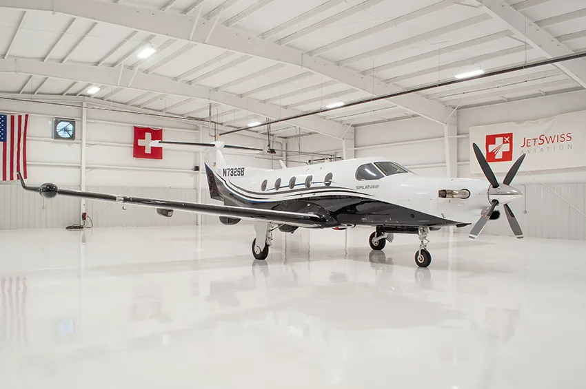 Exterior view of a 2001 Pilatus PC-12/45 - SN 410.