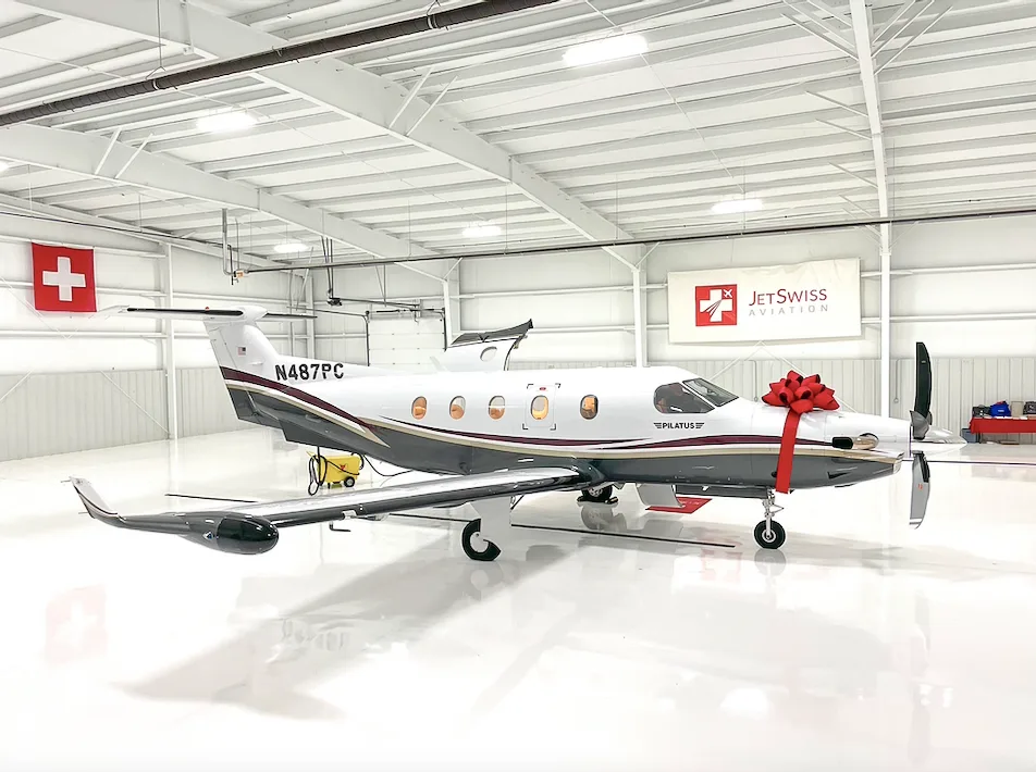 Exterior view of a 2003 Pilatus PC-12/45 – SN487.