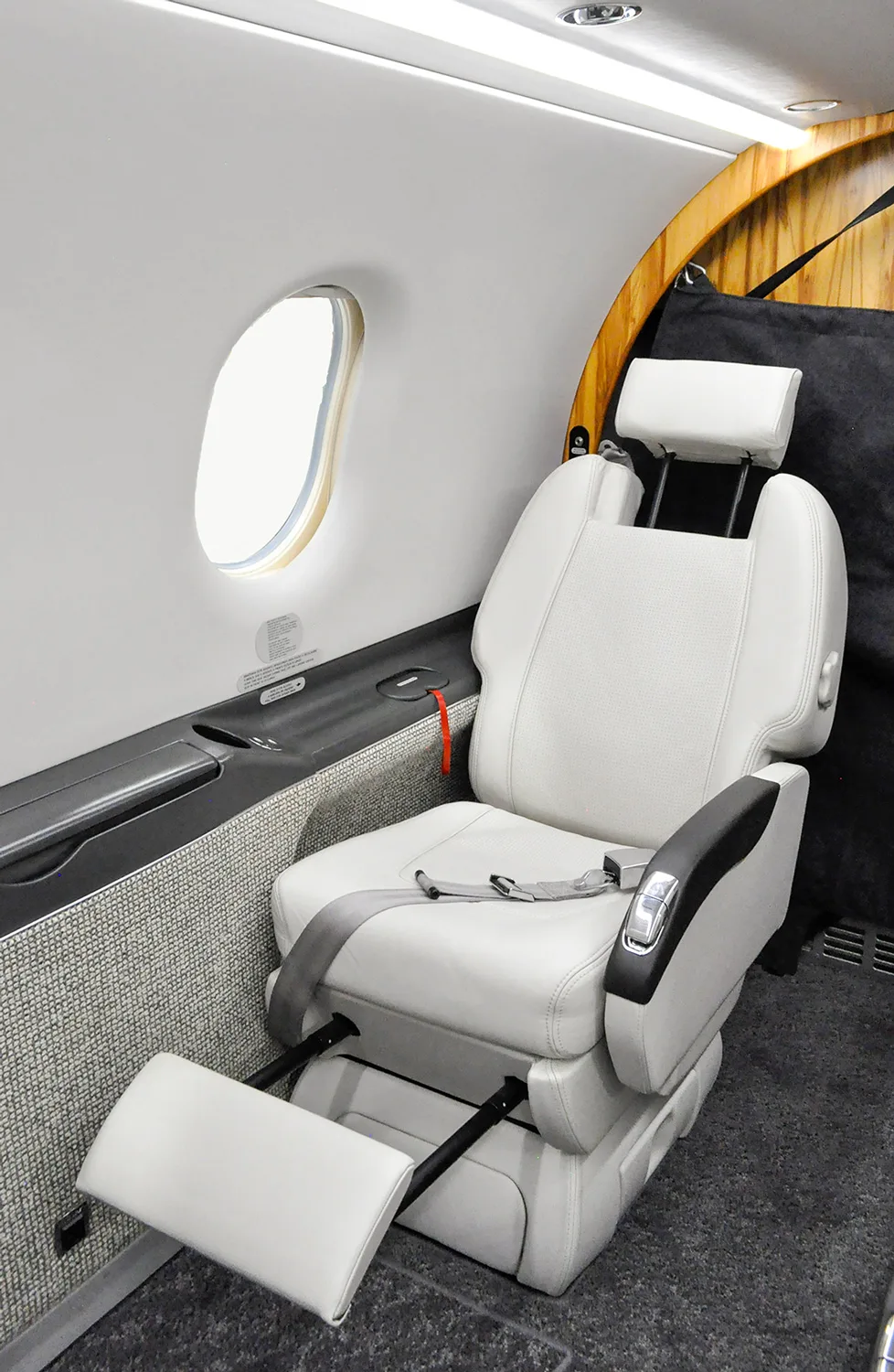 Cabin interior of a 2008 Pilatus PC-12 NG – SN1050.