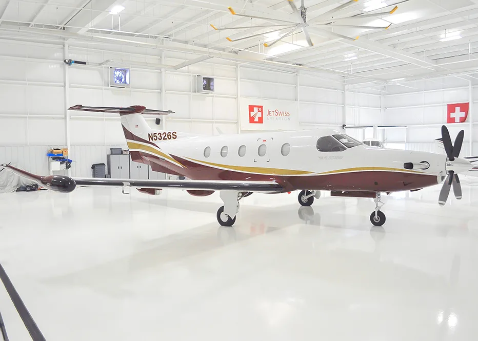 Exterior view of a 2008 Pilatus PC-12NG – SN1131.