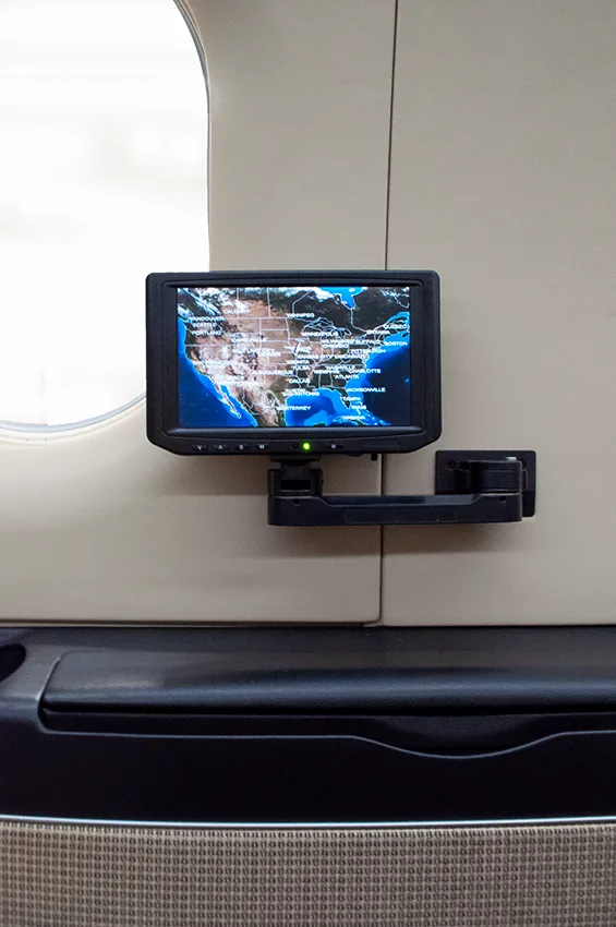 Avionics suite of a 2011 Pilatus.