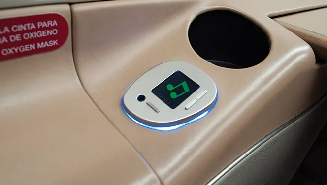 Cabin interior of a 2013 Pilatus.