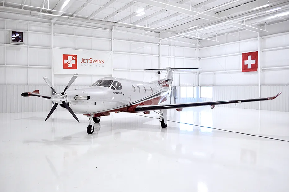 Exterior view of a 2013 Pilatus PC-12NG – SN1384.