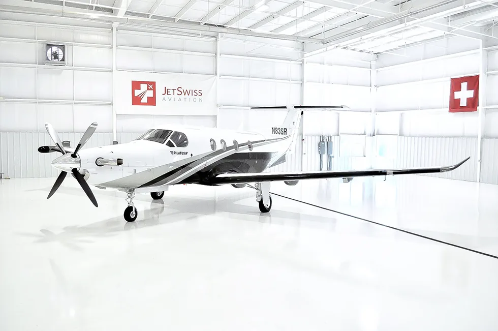 Exterior view of a 2013 Pilatus PC-12NG – SN1438.